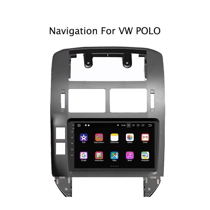 Clearance 9Inch PX30 Android 9.0 Car DVD Multimedia Player For VW Polo 2004-2010 GPS Navigation Radio Stereo Audio 5