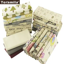 Хлопок teramila льняная ткань 28 Мути-цвет разный дизайн жир четверть комплект метр Подушка скатерть ремесла украшения