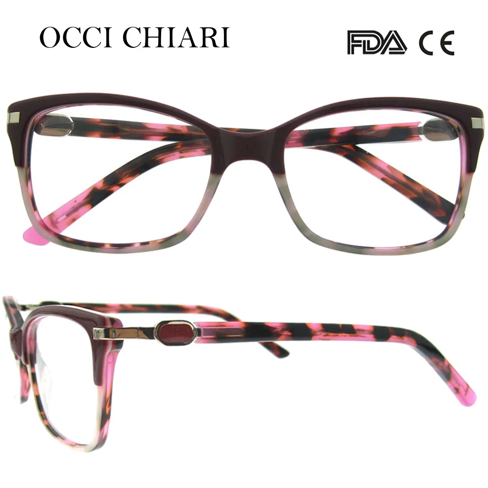 OCCI CHIARI 2018 Новый Винтажный дизайн ацетатные ретро оптические оправы для очков