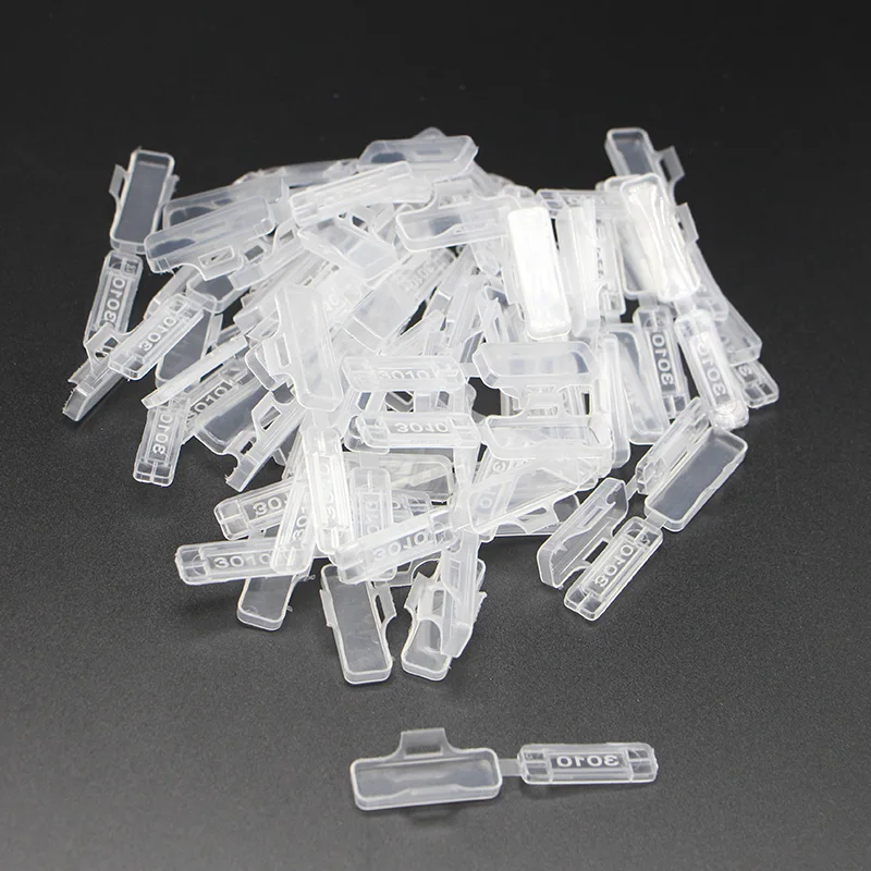 

2016 New 100PCS Environmental Flame Retardant Plastic Waterproof Transparent Cable Marker AOGOO3010