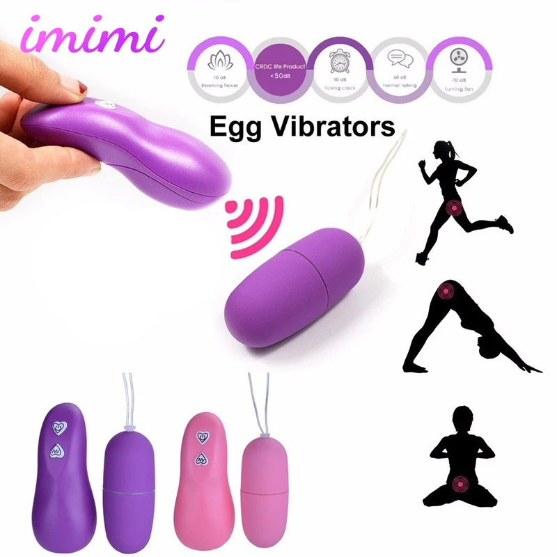 Wireless Remote Control Vibrating Egg Bullet Female Vaginal Tight Exercise Jump Eggs Clitoris Stimulator Vibrator Adult