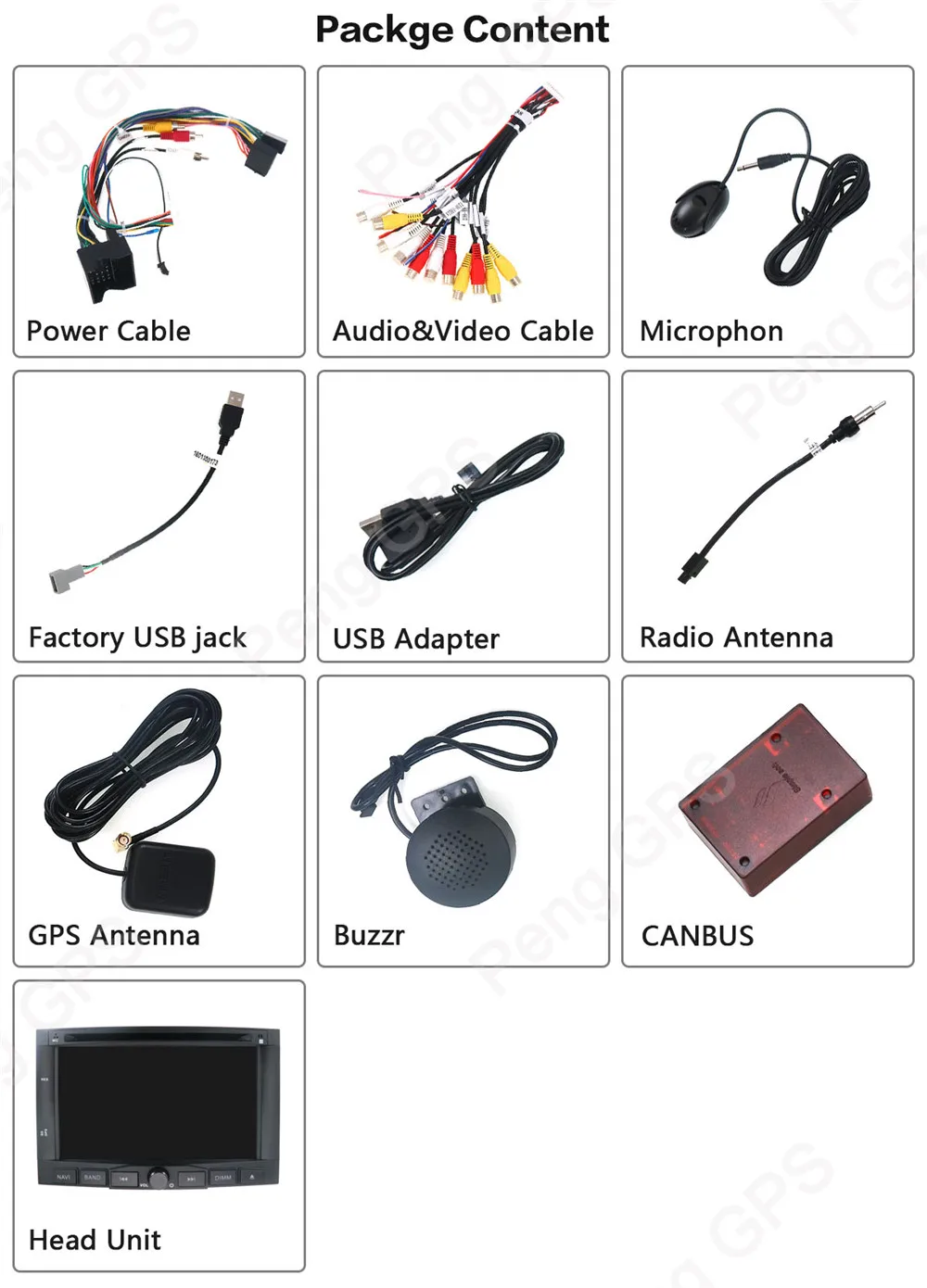 Clearance Octa Core 2 Din DVD Player Android 8.0 Car Radio for Peugeot 3008 for Peugeot 5008 2009 2010 2011 GPS Navigation Headunit 9