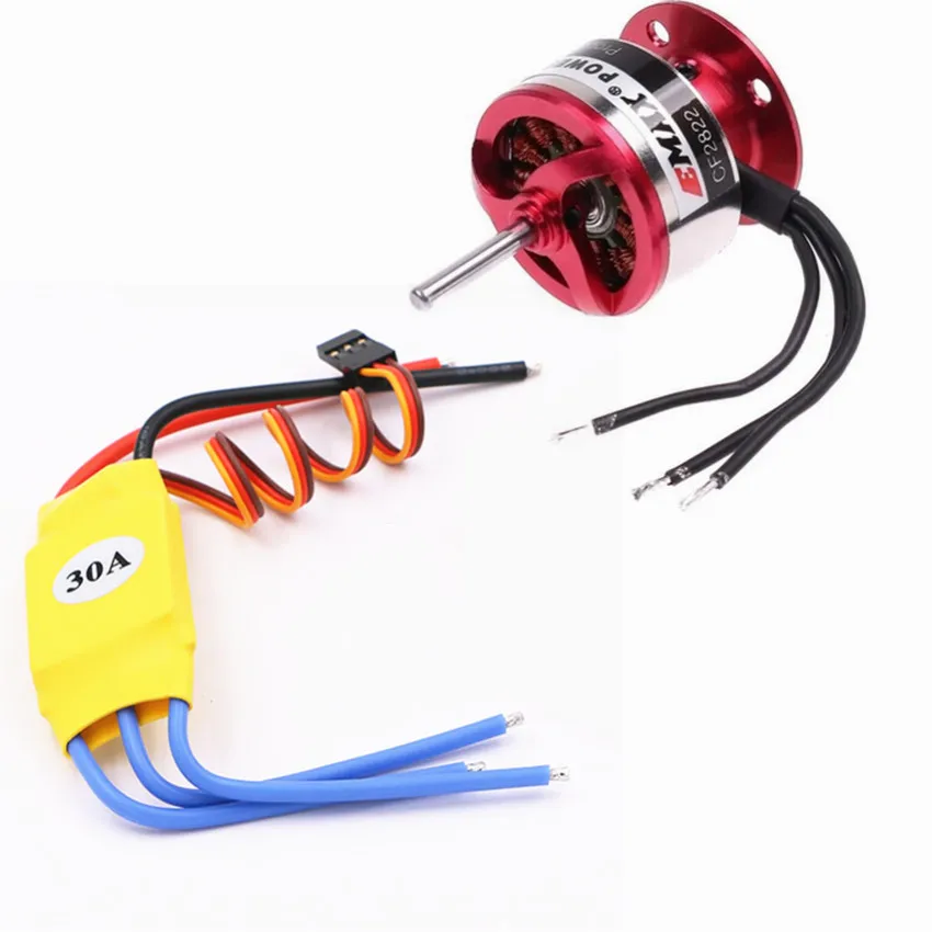 

EMAX CF2822 1200KV Brushless Motor +30A Brushless ESC Speed Controller for Multicopter Quadcopter