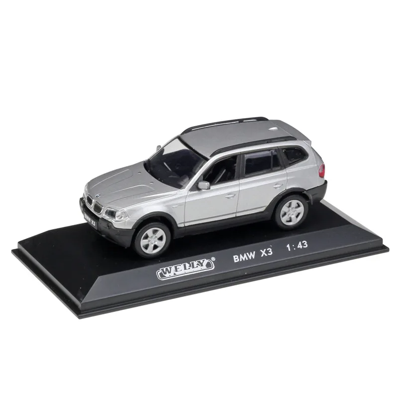 1:43 Welly Benz VW Audi Volvo Alfa стенд с Чехол литая модель автомобиля - Цвет: X3