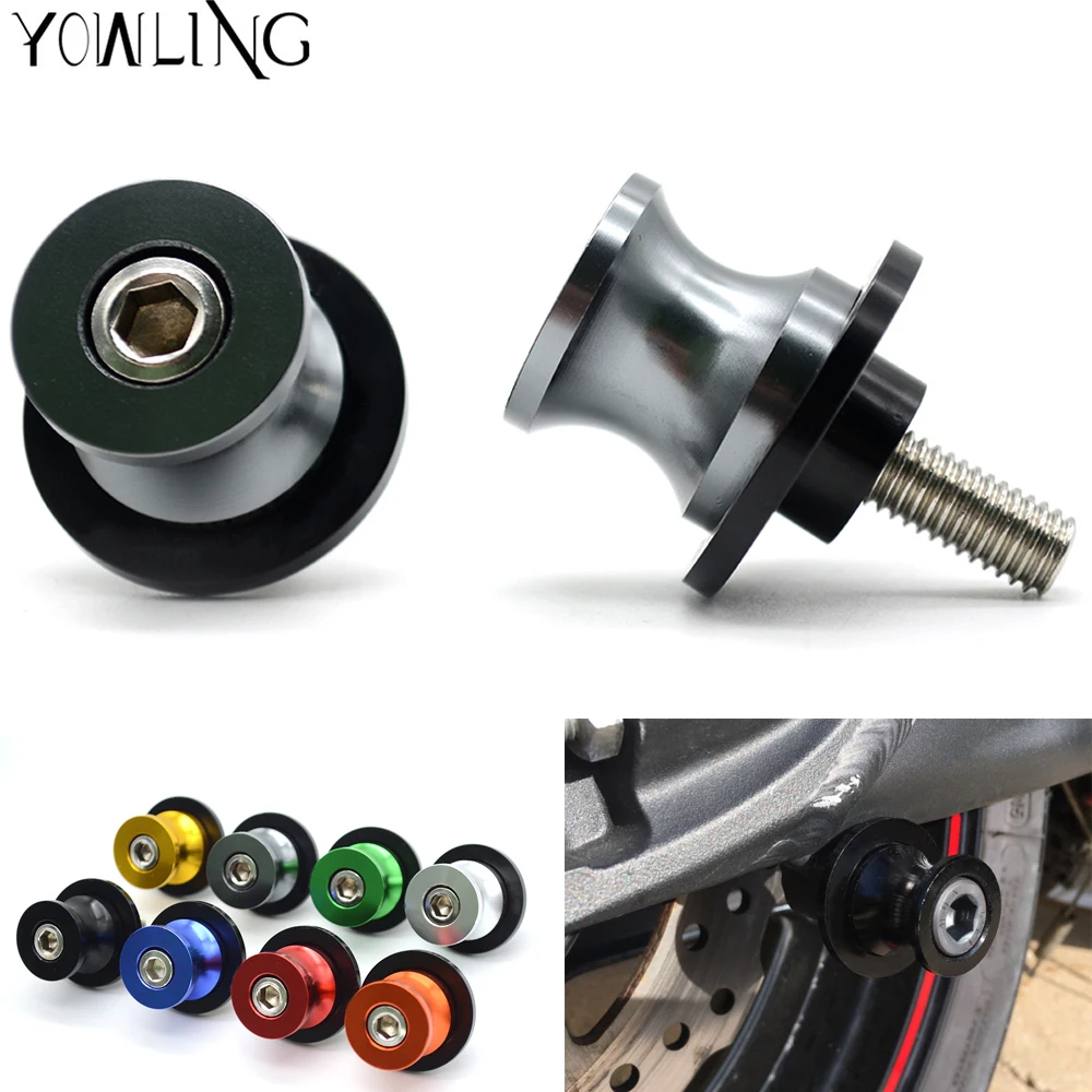 Motorbike Stands Aluminum Swingarm Spools Slider Stand Screws For