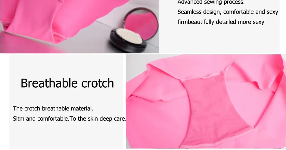 Special Offer New seamless Top DuPont Fabric Ultra-thin Comfort No trace Women Underwear Panties Briefs 36 (1)