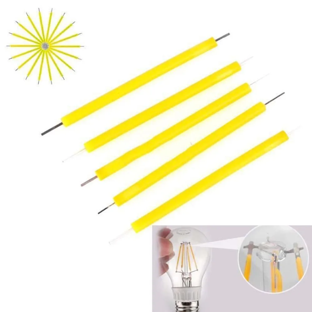 

5Pcs/Set Filament Bulb Candle Light Source COB 1W led filament light bulb Incandescent Light Decor Accessaries Club Hotel Market