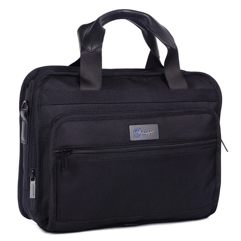 

14 inch Business Bag Shoulder Bag For Men Briefcase Men Laptop Bag Waterproof Durable Light Black and Blue