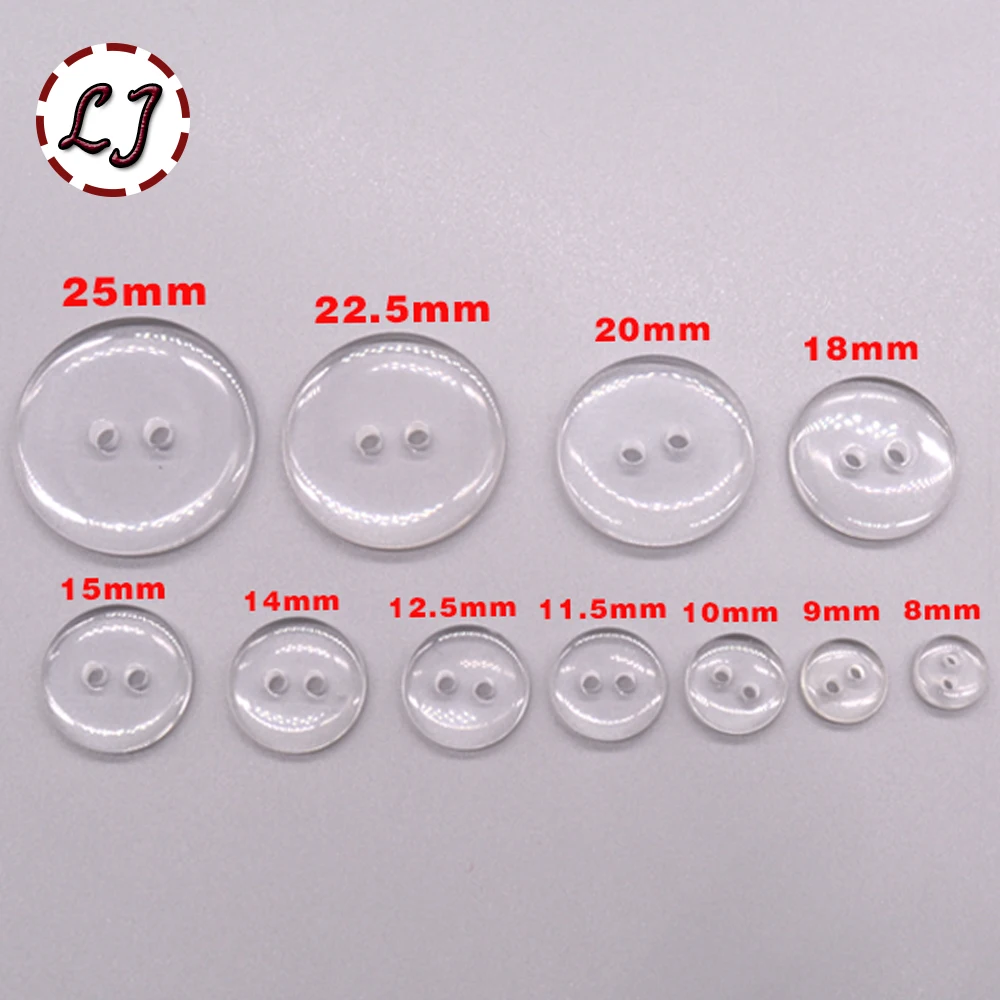 Пуговицы для шитья прозрачные 30 шт./лот 2 отверстия|transparent buttons|sewing buttonsbuttons sewing |