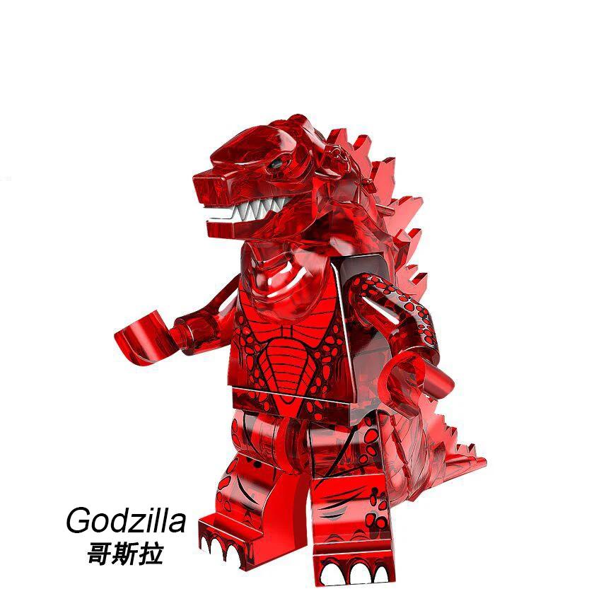 

Alien Predator Movie Character Monster gojirai Toy Story Horror Series Beast Model Building Block Brick Toy Children JM-63