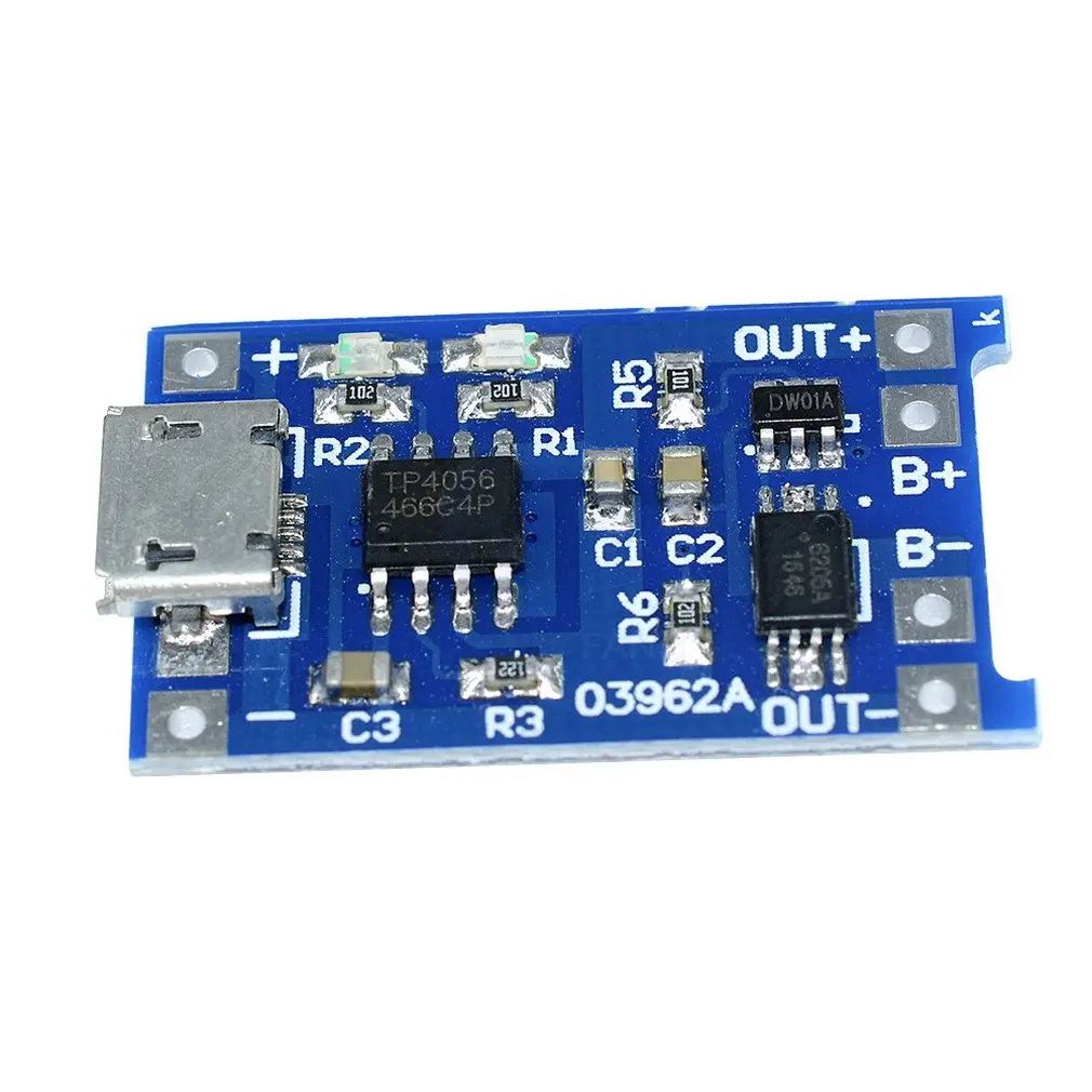 

18650 1A Lithium Battery Charging And Protection Integrated Board Charging With Protection Two In One Module Micro