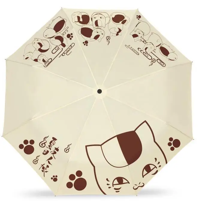 

New Limited Edition Nyanko Sensei Natsume Book of Friends Anime Design High Quality Folded Umbrella