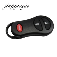 jingyuqin 3 Button Keyless Remote Key Shell Case Fob For Chrysler Voyager Cruiser For Dodge Ram Dakota Jeep Cherokee