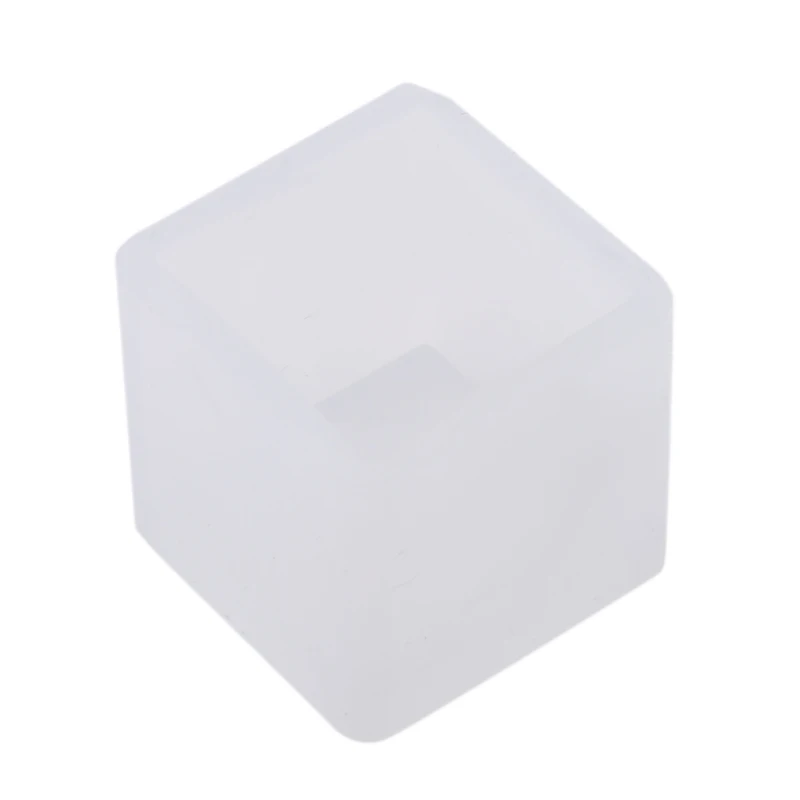 Square White DIY Crystal Epoxy Plastic Square Mold Cube Molde Silicona Silicon Mold Decoration Craft - Цвет: 20mm