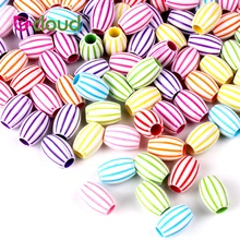 50 шт./пакет красочные акриловые Dreadlock косы волос бисер Пластик Овальный Форма плетение волос кольца трубки ювелирные изделия манжеты для волос Инструменты