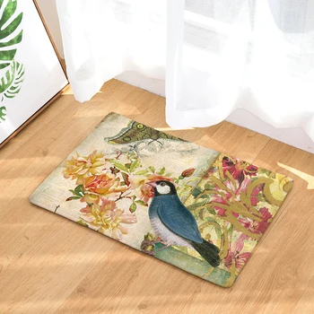 

Floor Mat Birds Printed Non Slip Shower Mat Bathroom Carpet Bath Mat 40x60cm 50x80cm Toilet Rugs Home Decoration Rugs