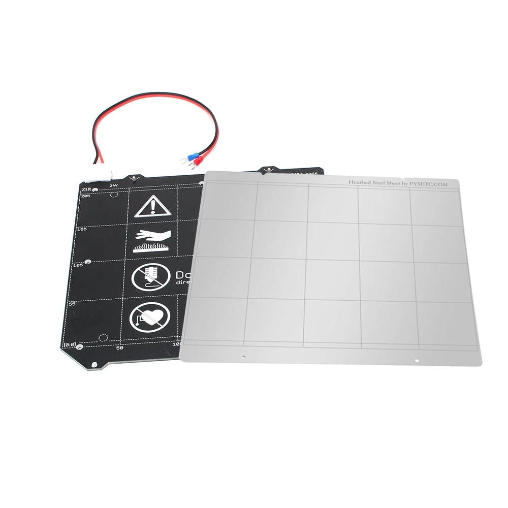 Clone de Impressora Termistor com Ímã Magnético + Chapa de Aço para Prusa Cama Aquecida Mk52 Fiação Kit Mk3s i3 Mk3 3d 11 Com Ímã Magnético + Chapa de Aço Para prusa i3 MK3 MK3S