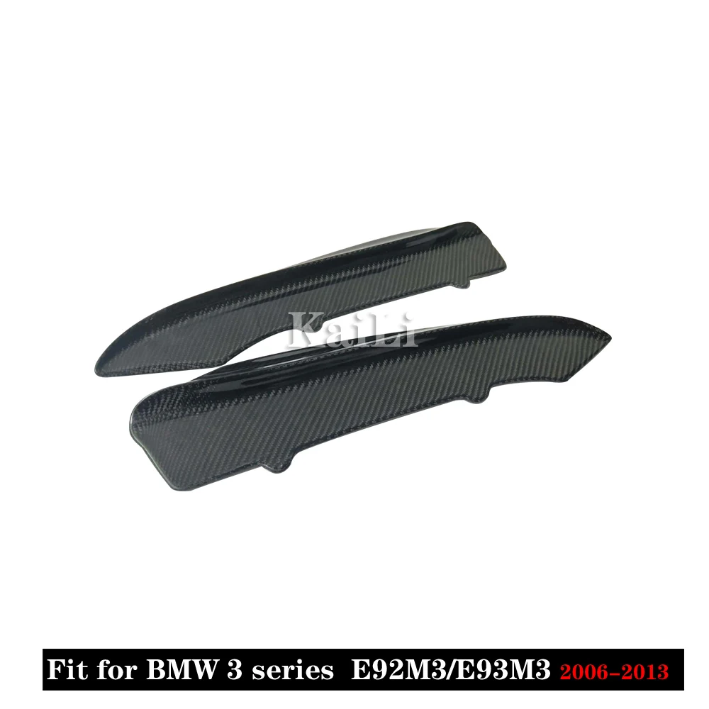 1 пара карбоновые щитки для переднего бампера BMW 3 серии E92 E90 E93 Real M3 Sedan Coupe Convertible 2006