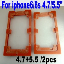 2 шт./компл. ремонт клеевой формы ремонт внешнее стекло ЖК-дисплея плесень для iPhone 6 4,7 дюйма+ iphone6 плюс 5,5 дюймов ЖК-форма для ремонта