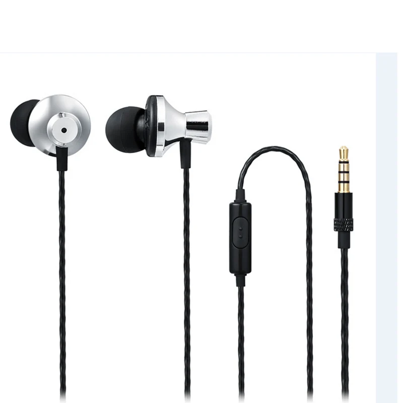 Новые Металл Super Bass Наушники Hi-Fi стерео Шум Снижение гарнитура с микрофоном для
