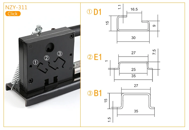 Din rail резак, осуществляется быстро вырезать, din-рейка, din-рейка резак с измерительное устройство