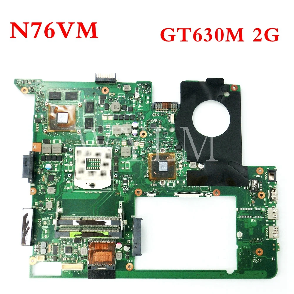 

N76VM GT630M 2G USB 3.0 DDR3 HM76 mainboard For ASUS N76V N76VM N76VJ N76VZ N76VB Laptop motherboard TESTED FULLY
