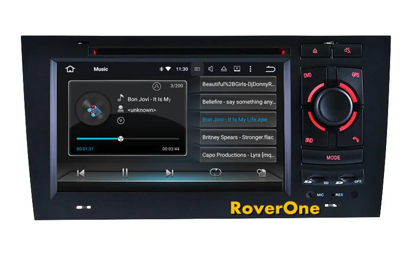 Для Audi A6 C5 S6 RS6 1997-2004 Android 7,1 Авторадио gps навигация Nav автомобильный медиа dvd-плеер Радио Стерео Bluetooth головное устройство