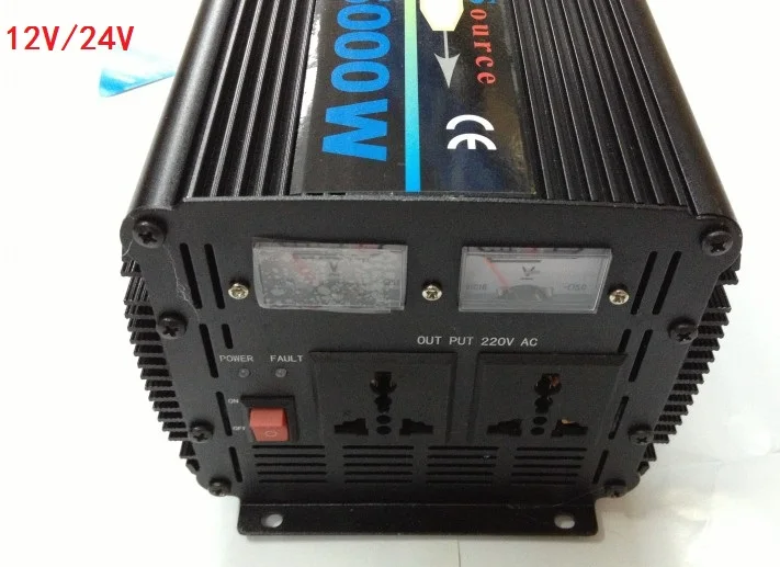 

Home UPS 5000W modified wave inverter DC24V to AC220V with battery Charging function