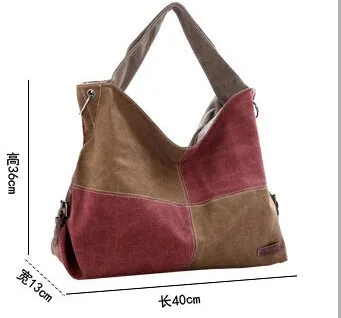 Новая Дизайнерская Женская Холщовая Сумка контрастного цвета, сумка на плечо