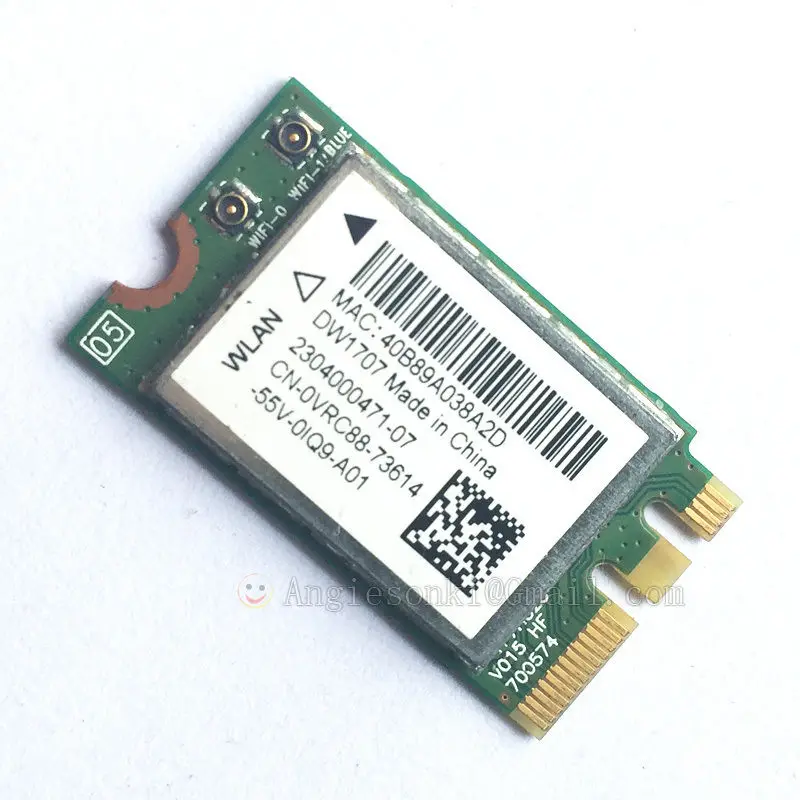 DW1707 VRC88 Qualcomm Atheros QCNFA335 Беспроводная bluetooth Wi Fi WLAN карта для Dell 1707 + Bluetooth|qualcomm atheros|wifi