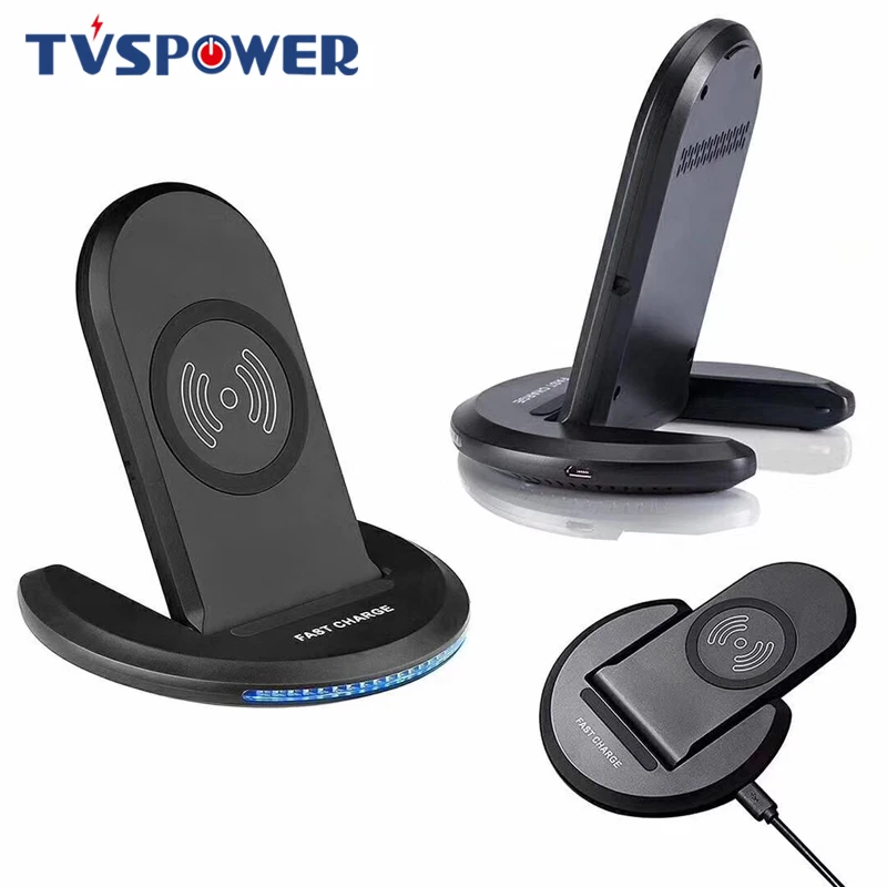 

Adjustable Qi Wireless Charger for iPhone XS 8 XR Samsung S9 S10 S8 Fast Wireless Charging Dock Station Phone Charger for Xiaomi
