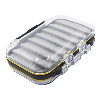 

Fly fishing bait boxes CHBOX2 ABS plastic, with high quality foam and waterproof silicone seals to prevent water while fishing.