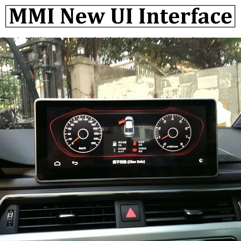 Best Liandlee Car Multimedia Player NAVI 10.25 inch For Audi A5 F5 2016~2018 CarPlay TPMS Radio Stereo GPS Navigation 3