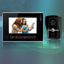 YobangSecurity 9″ Video Audio Intercom Doorbell Video Door Phone Bell Access Control 1 Camera 1 Monitor for Home Security System