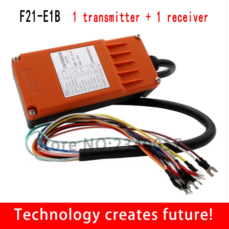 Teclas de Controle do Guindaste Transmissor + Receptor Industrial Controle Remoto F21-e1b Ac220v - 110 v 380 Dc12v 24v36v48v 6 1 3 F21-E1B AC220V 110 v 380 v DC12V 24V36V48V