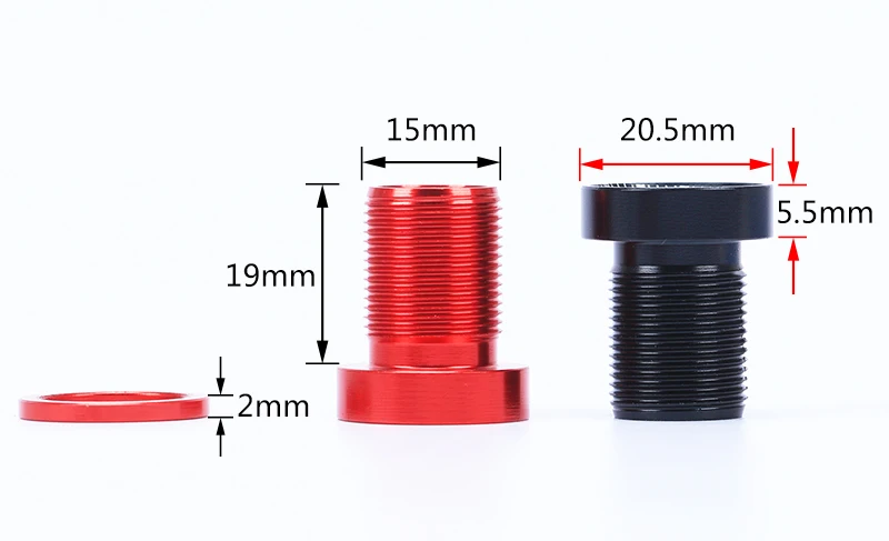M15* 19 мм алюминий 7075 CNC Нижняя болты кронштейна mtb велосипед Нижний Кронштейн винты mtb части болт болты велосипедные болты 2шт/комплект