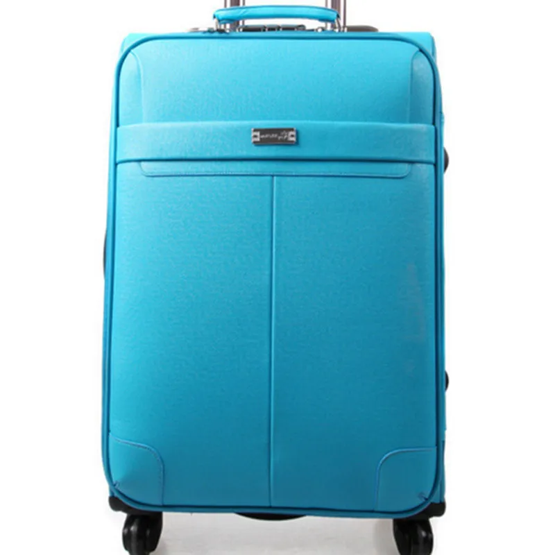 BOLO BRAVE Candy colors / Business suitcase/luggage bag/ boarding travel trolley case 22 24 inch 5 color options PU leather bags