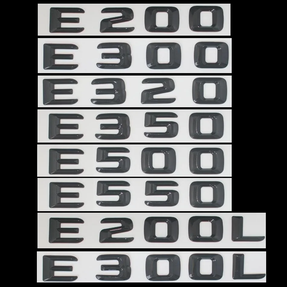3D E класс W212 W213 эмблема E200 E300 E320 E350 4matic буква искусственная Эмблема Логотип Для