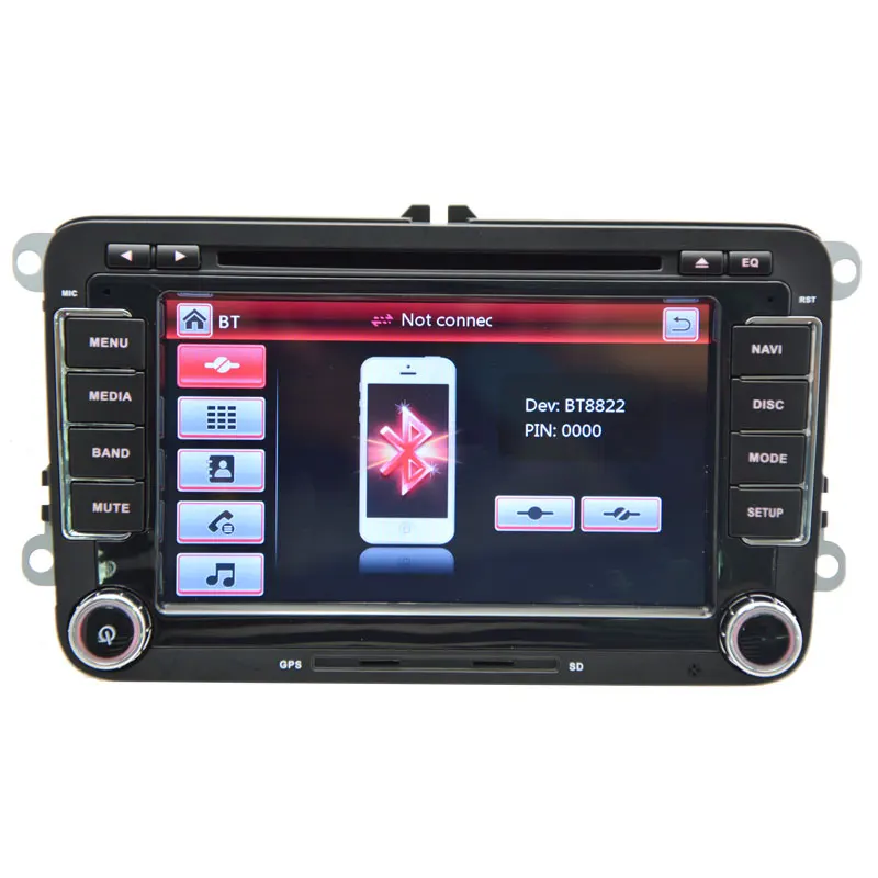 Автомобильный DVD плеер с емкостным экраном и системой GPS навигации для