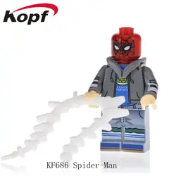 Одна распродажа KF686 строительные блоки Человек-паук анти-ванеллоп сломать интернет кирпичи аниме маленькие фигурки игрушки для детей