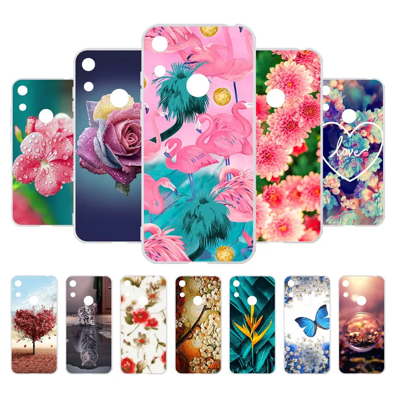 الهاتف حافظة لهاتف Huawei الشرف 8A حالة غطاء سيليكون لينة TPU كوكه ل Fundas هواوي Y6 2019 غطاء الوفير Y6 رئيس 2019 أكياس الجلد