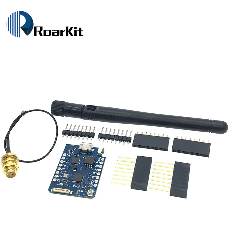 

For WeMos D1 Mini Pro 16M Bytes External Antenna Connector ESP8266 WIFI ESP8266 WIFI Module Board Micro USB With Antenna