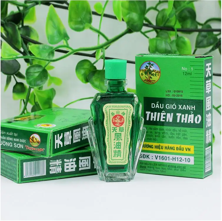 

Vietnam star Tiger Balm oil For Cold Headache Stomachache Dizziness Heat Stroke Insect Stings Essential Balm 12ml/pcs