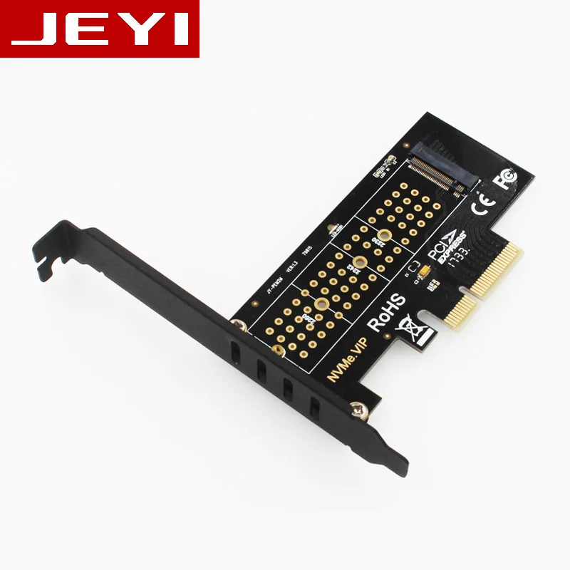 Адаптер JEYI SK4 Plus M.2 NVMe SSD NGFF на PCIE X4 интерфейсная карта M Key поддержка PCI Express 3 0x4 2230 2280