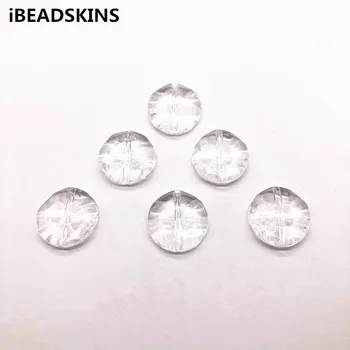 

New arrival 25mm 200pcs clear Acrylic Uneven coin shape beads for stud earrings/earrings accessories/Earring parts/ jewelry DIY