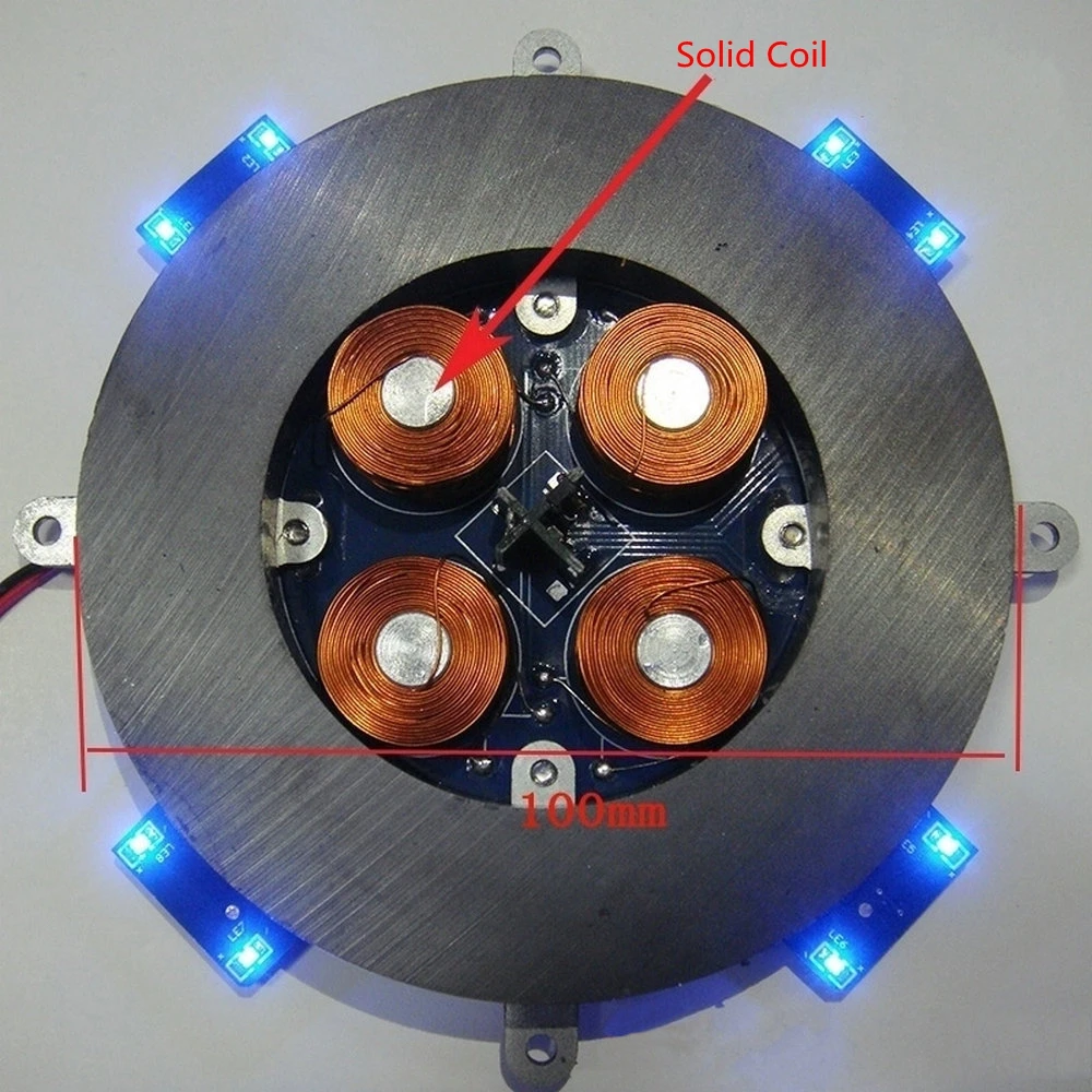 Сделай Сам магнитная левитация дисплей платформа с акриловым чехол может нагрузка-подшипник 500g
