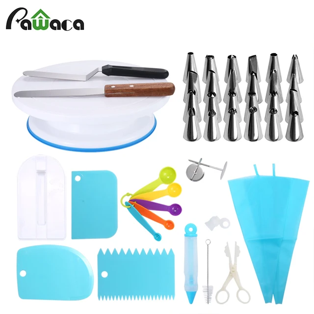 41 pz Torta Giradischi Torta Che Decora Gli Attrezzi Set di Rotazione Del Basame 41 pz Torta Giradischi Torta Che Decora Gli Attrezzi Set di Rotazione Del Basame