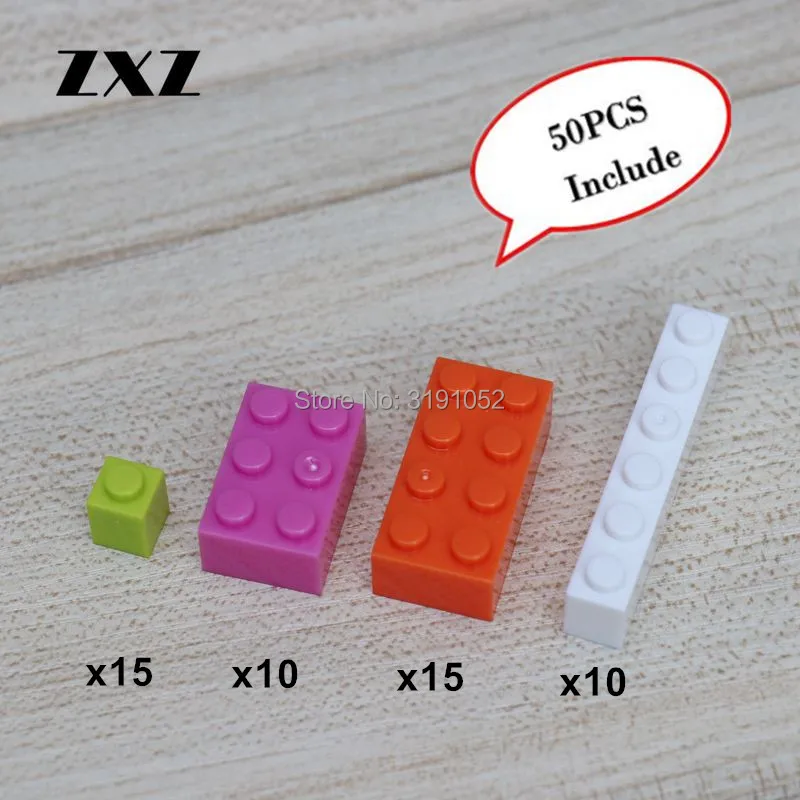 Детские игрушки Высокие кирпичи 1x1 2x3 2x4 1x6 строительные блоки сделай сам детали 3001
