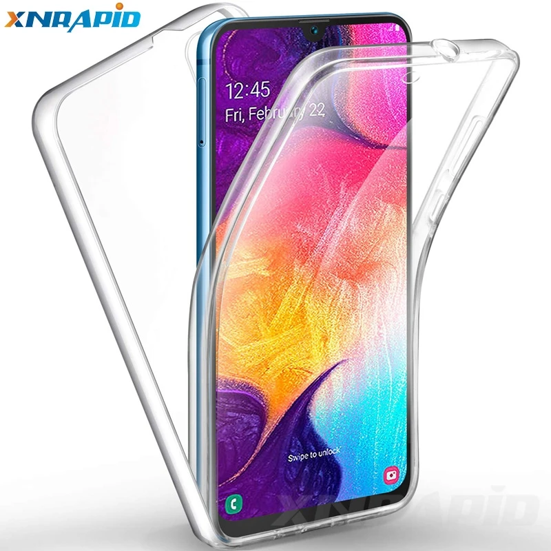 

360-degree TPU case is suitable for xiao mi Redmi 7 full-body soft transparent silicone cover, front and rear protection case