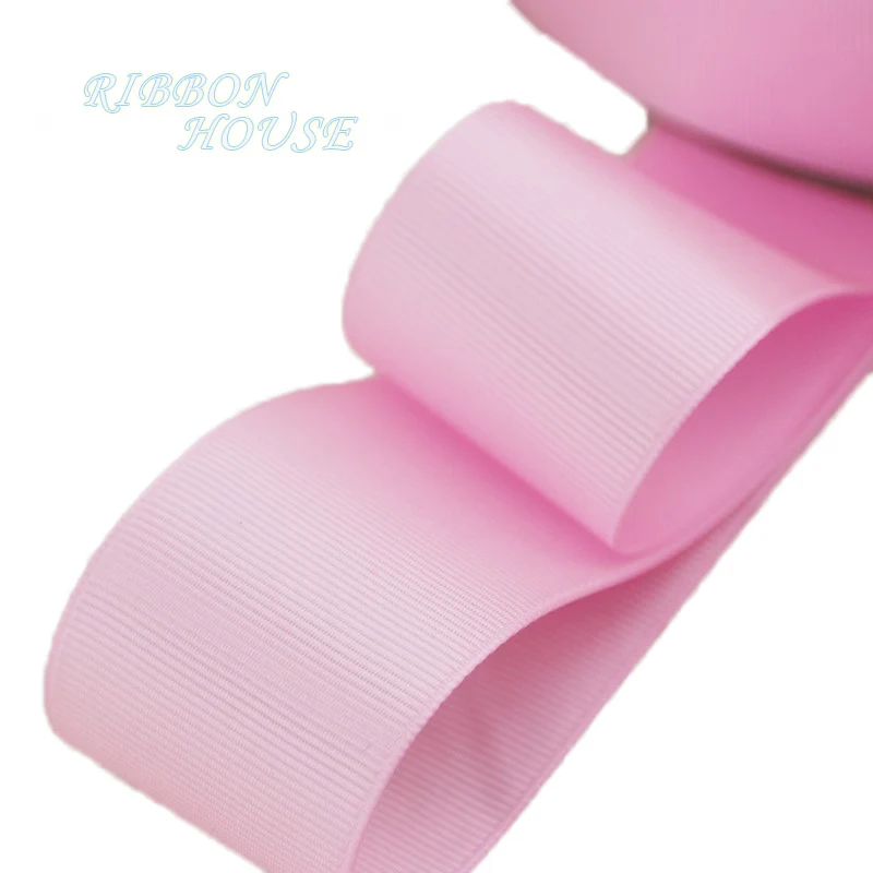 

(5 meters/lot) 40mm Pink Grosgrain Ribbon Wholesale gift wrap Christmas decoration ribbons